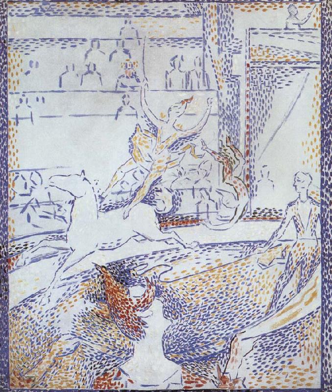 Georges Seurat Study for Circus